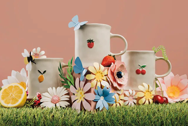 Danica Strawberry Embossed Mug 16oz