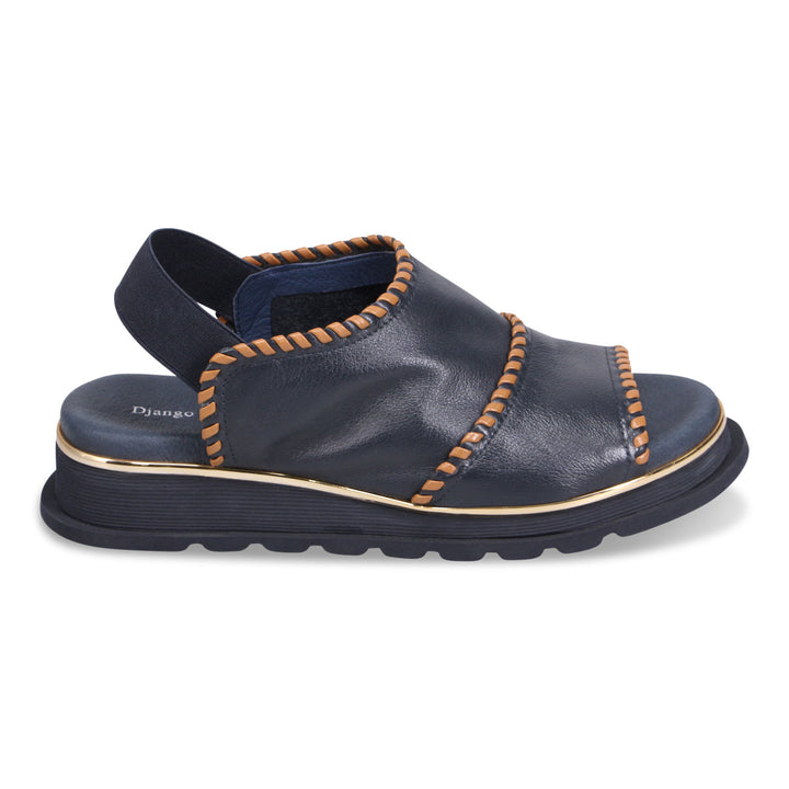 Django & Juliette Carlene Navy/Tan