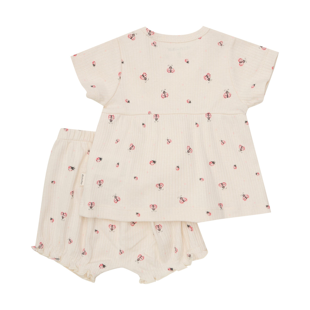 Minymo Baby Girl Smock Top & Bloomer Set   113920-2605**