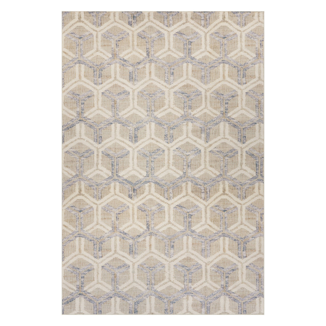 Senava Modern Geometric Washable Rug
