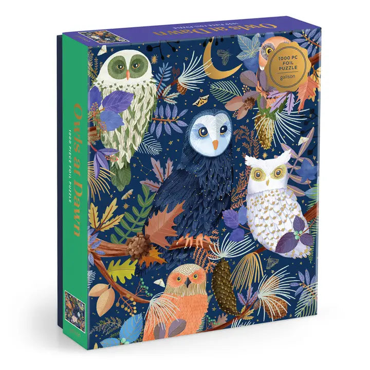 Galison Owls at Dawn 1000 Piece Puzzle