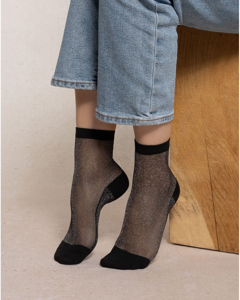 Bleuforet Sheer Short Socks - Black