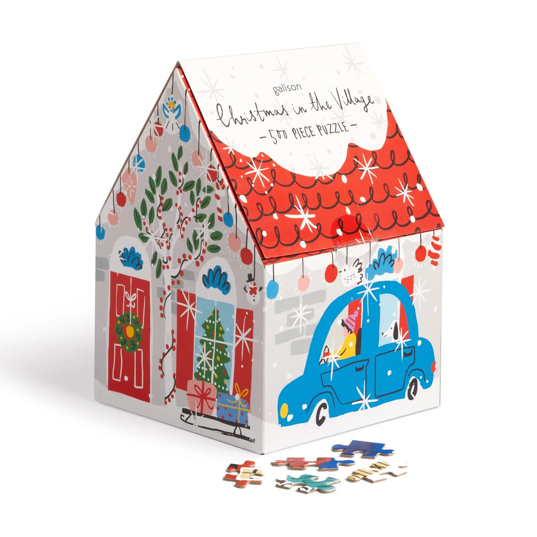 Christmas in the Village 500 Piece Puzzle