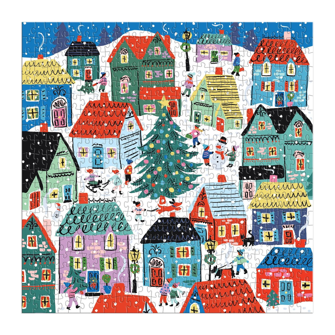 Christmas in the Village 500 Piece Puzzle