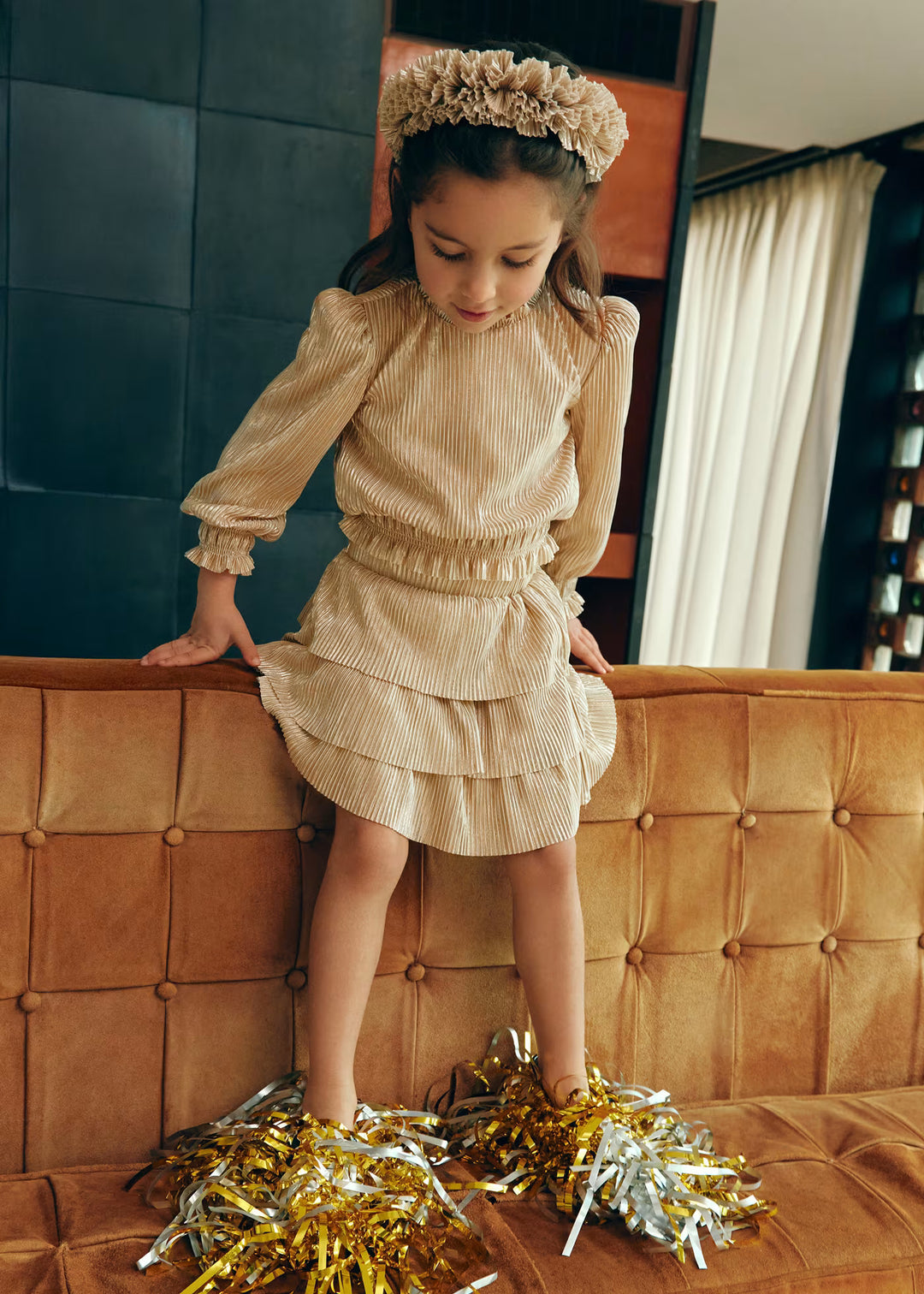 Abel & Lula Girls 2 Pce. Skirt Set   5541-50   Avena