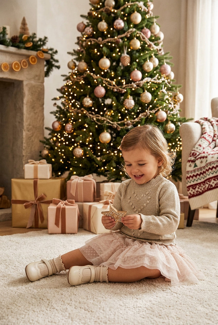 Abel & Lula Baby Girl Sweater & Skirt Set   5519-2   Champan