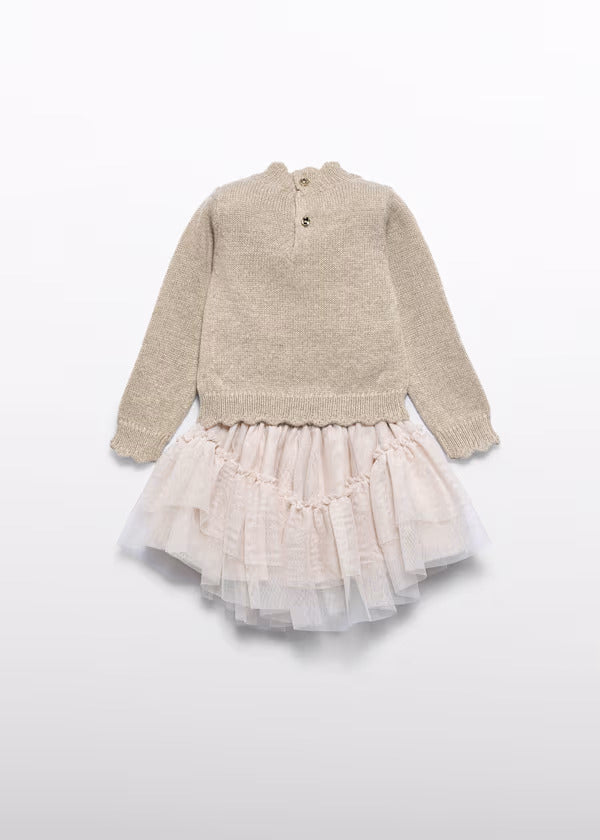 Abel & Lula Baby Girl Sweater & Skirt Set   5519-2   Champan