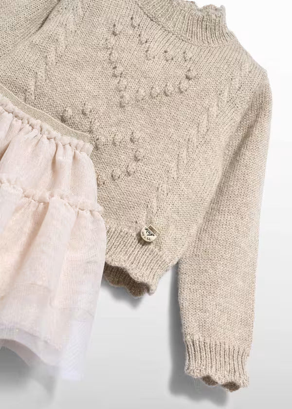 Abel & Lula Baby Girl Sweater & Skirt Set   5519-2   Champan