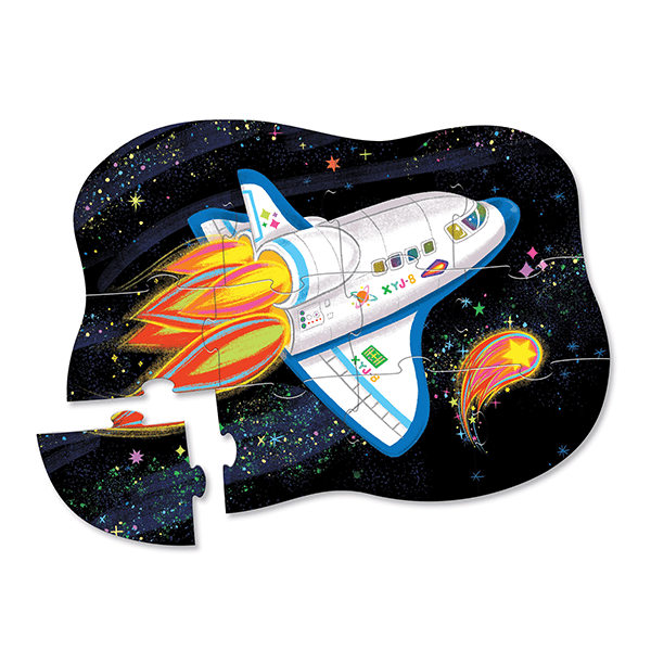 Crocodile Creek Mini Puzzle  41195  Blast Off