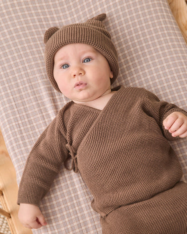 Quincy Mae Baby Beanie Cocoa   QMA337DOOW