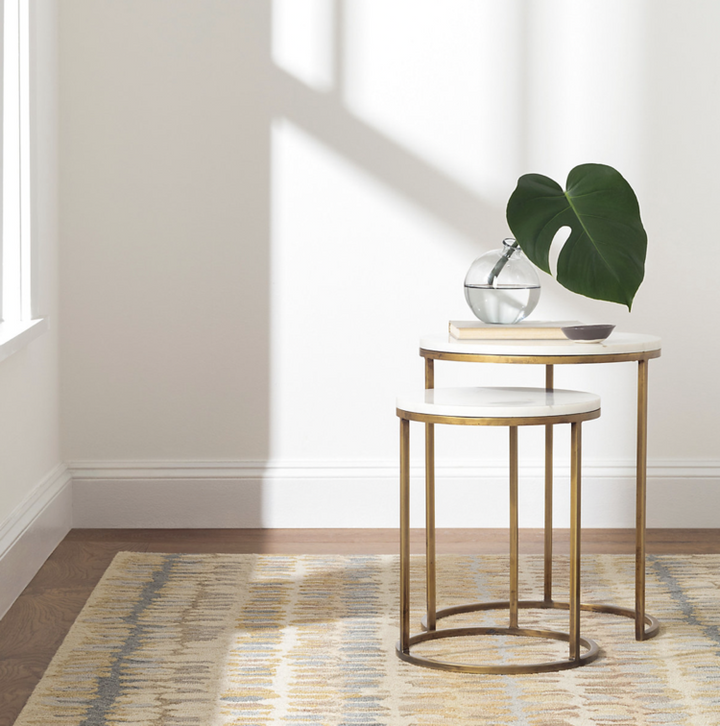 Paint Chip  Wool Rug - Natural