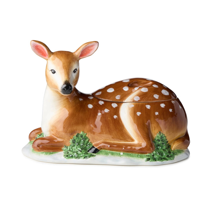 Certified International Winter Cabin Cookie Jar 44844