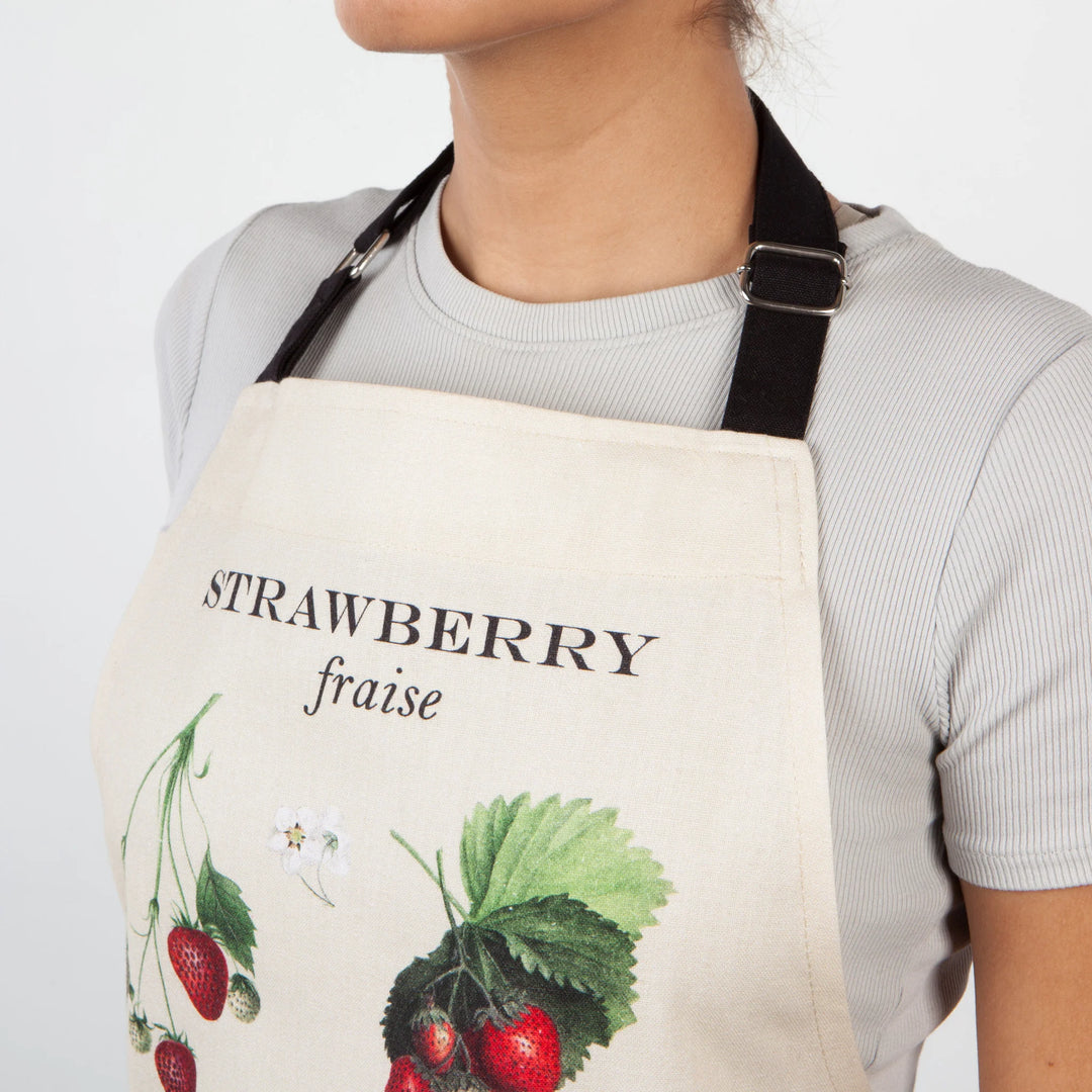 Danica Apron  2167001  Vintage Strawberries Print
