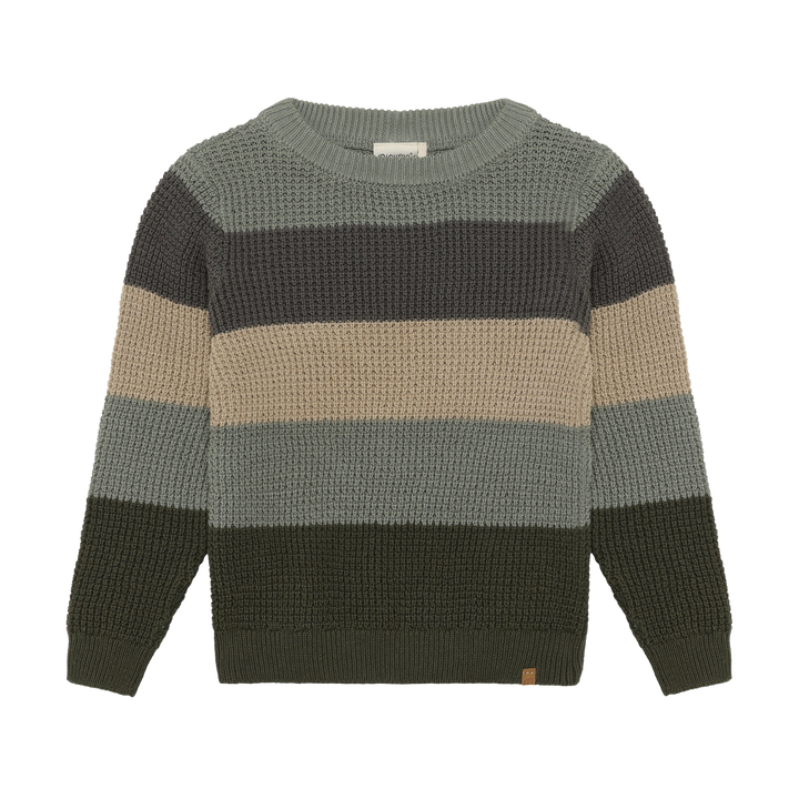 Minymo Boys Knit Crewneck Sweater   134436-9090