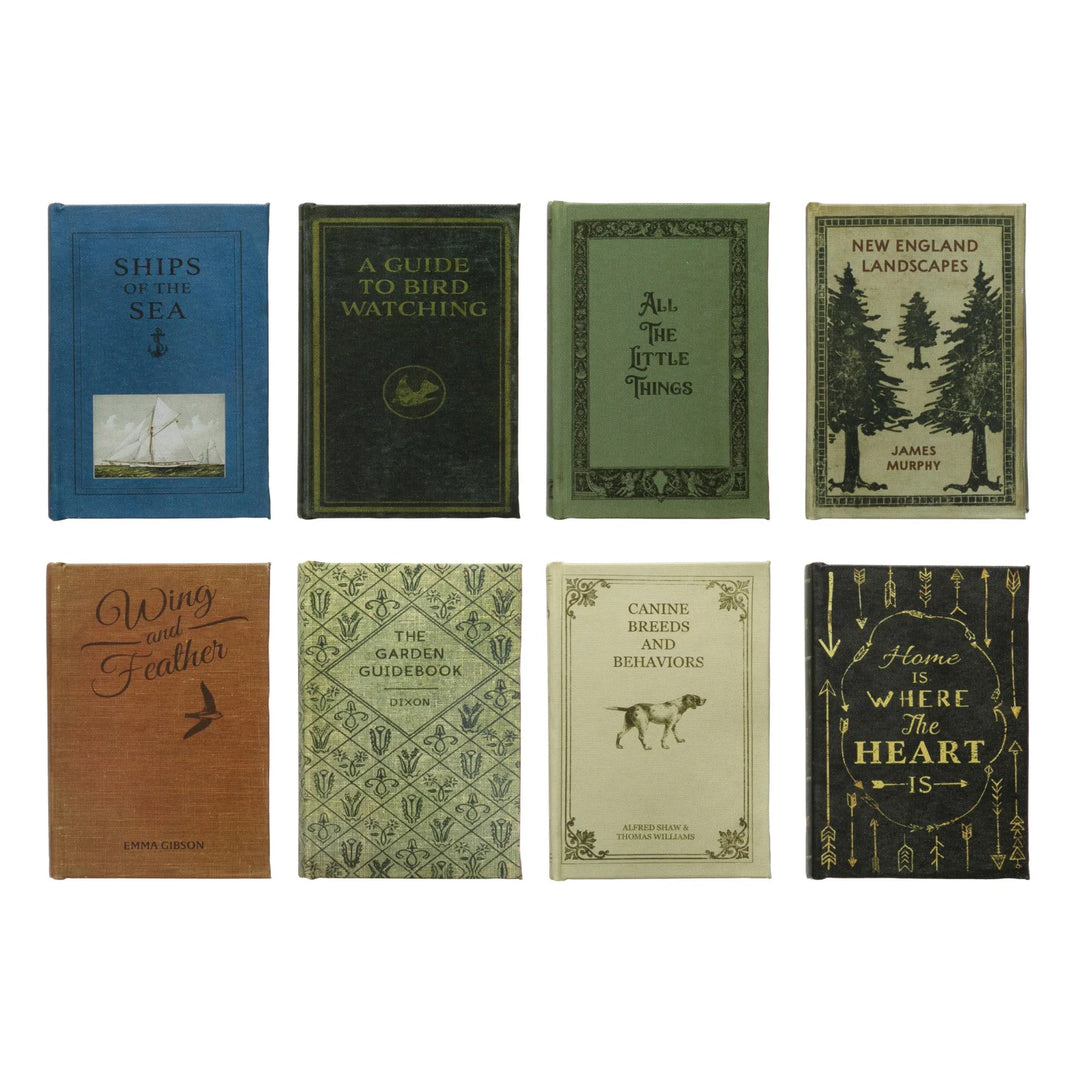 Creative Coop Canvas Storage Book DF4184