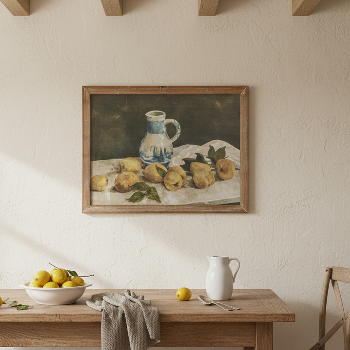 Creative Coop Wall Decor with Lemons DF9741
