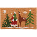 Danica Santa's Reindeer Coir Mat NDM2693D