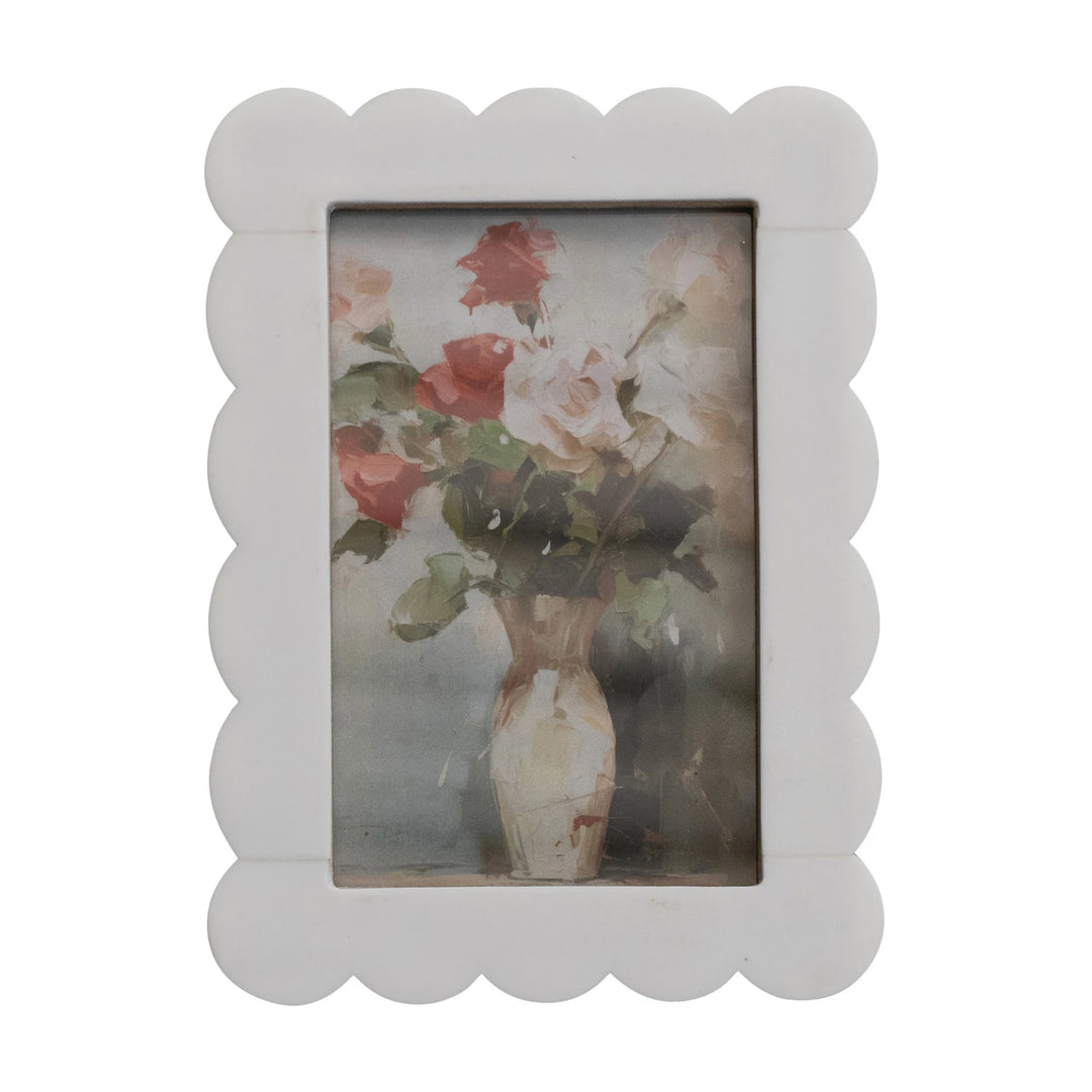 Creative Coop Scalloped Frame DG0218