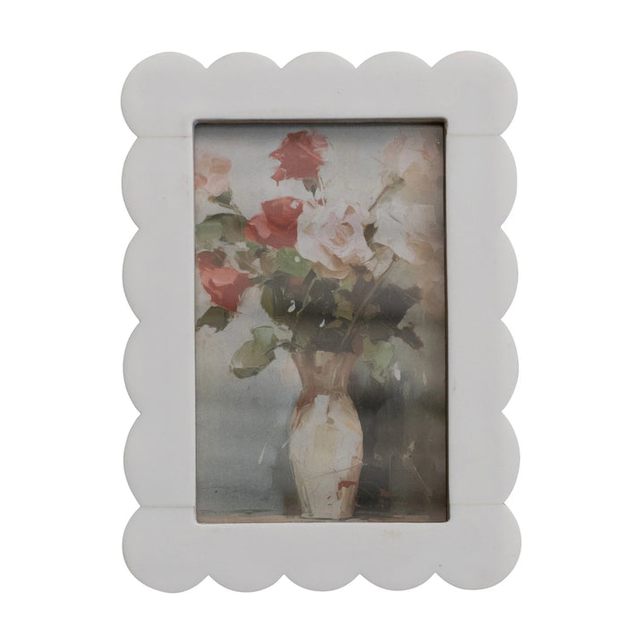 Creative Coop Scalloped Frame DG0218