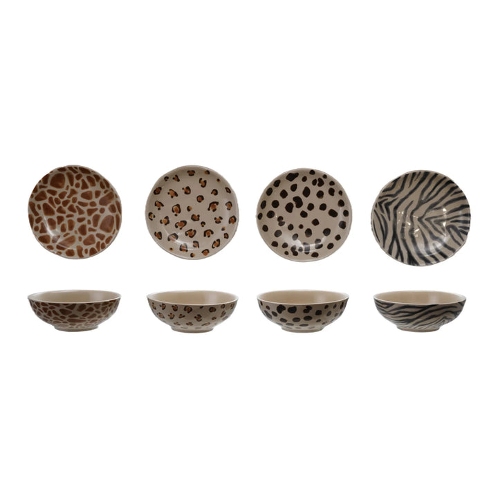 Creative Coop Animal Print Bowl DG0444