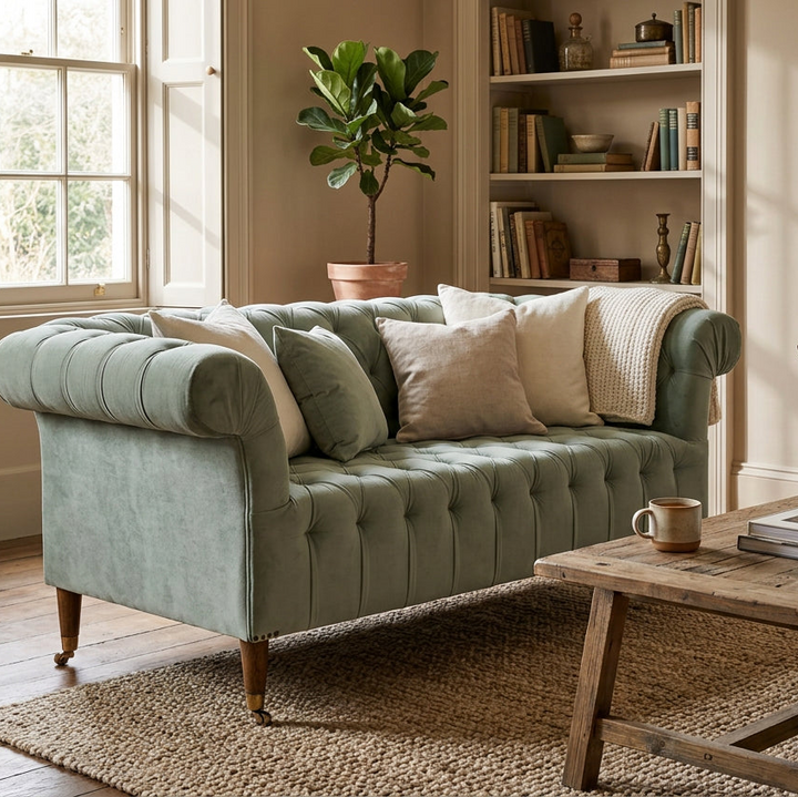 Creative Coop Velvet Sofa DG1556