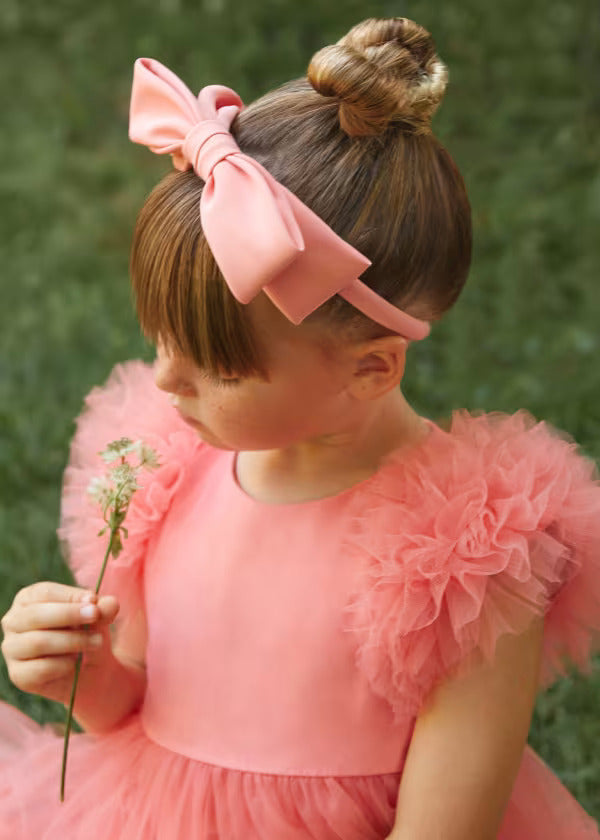 Abel & Lula Girls Headband  5420-7  Salmon *