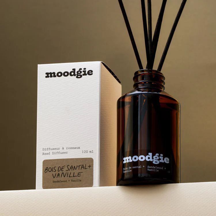 Moodgie Sandalwood + Vanilla Reed Diffuser
