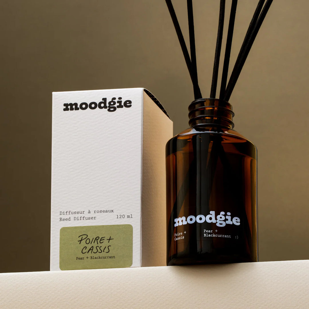 Moodgie Poire + Cassis Reed Diffuser  (Pear + Blackcurrent)
