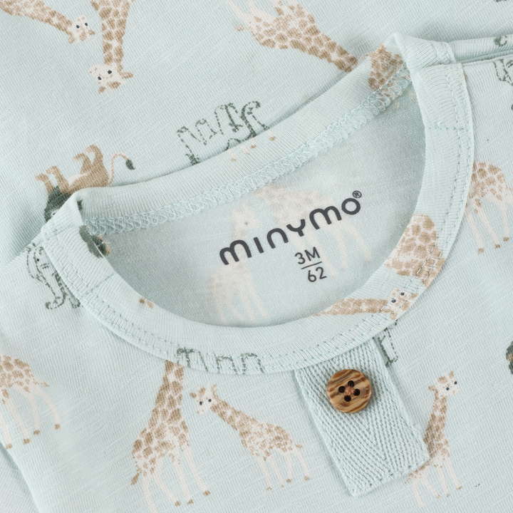 Minymo Baby Boy Short Sleeve Bodysuit   114347-8303