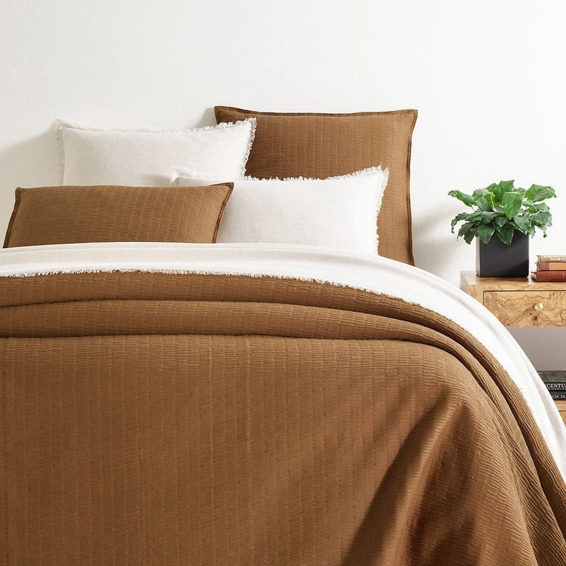 Roark Matelasse Caramel Bedding