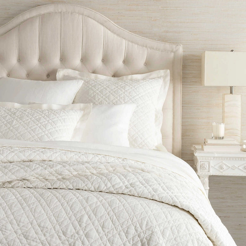 Washed Linen Shams - Ivory