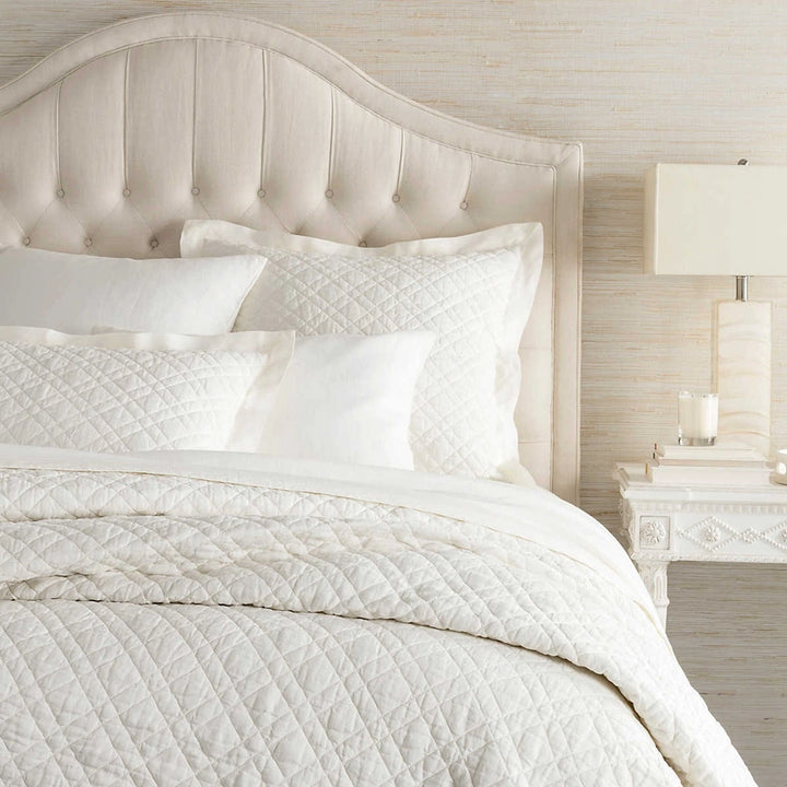 Washed Linen Shams - Ivory