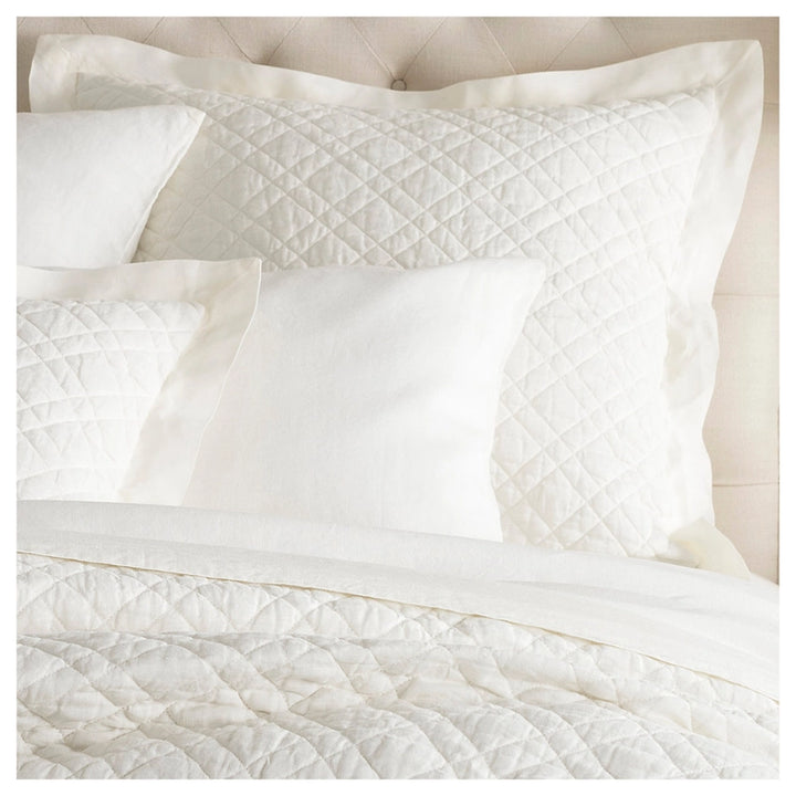 Washed Linen Shams - Ivory