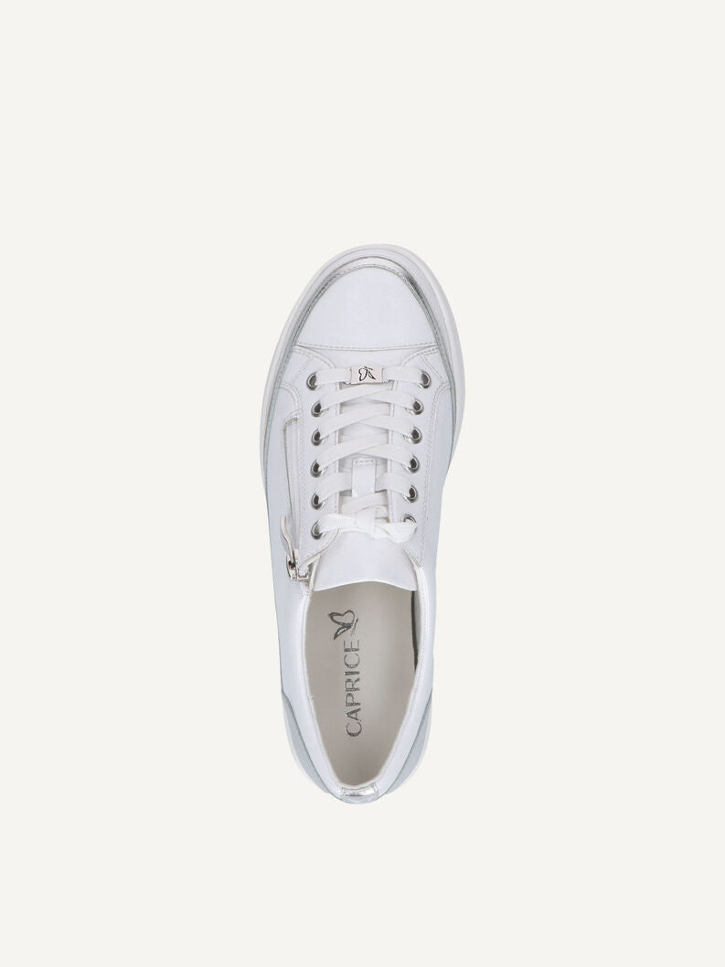 Caprice Sneaker  23706-44  White/Silver