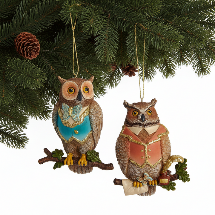 Kurt Adler Owl Ornament E0920