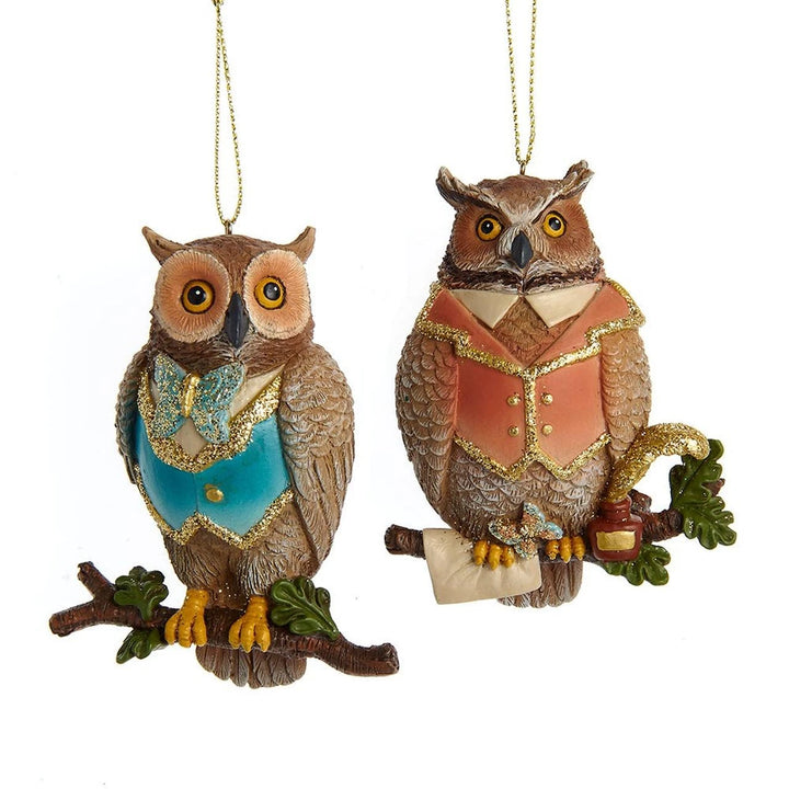 Kurt Adler Owl Ornament E0920