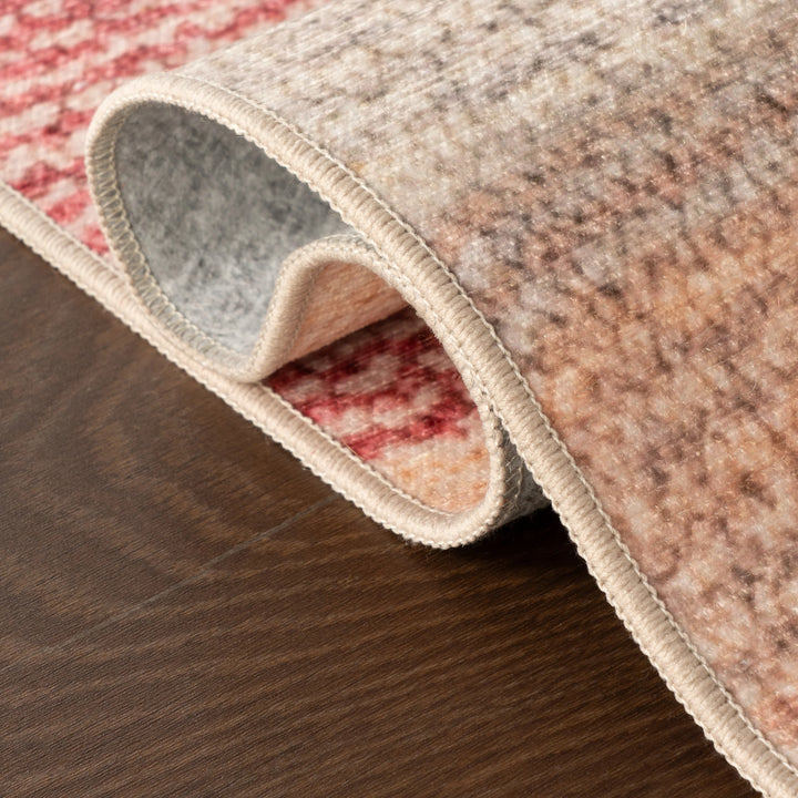 Noa Modern Striped Washable Rug