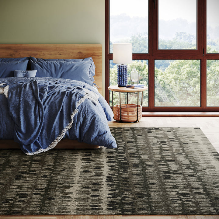 Paint Chip Wool Rug   -   Forest