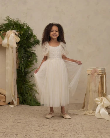 Noralee Girls Dorothy Dress    NL140PRNC    Ivory