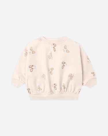 Quincy Mae Baby Relaxed Fleece Sweatshirt   QM454KATE   Mittens