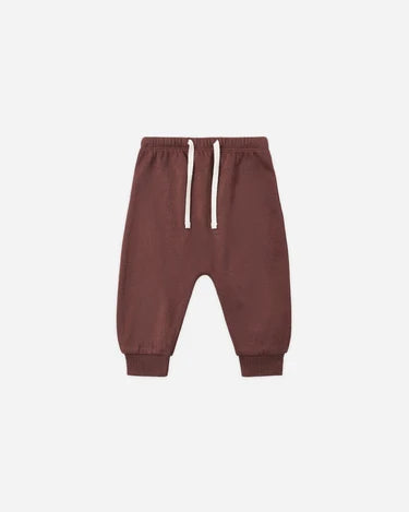 Quincy Mae Baby Sweatpant   QM026KITE   Black Cherry