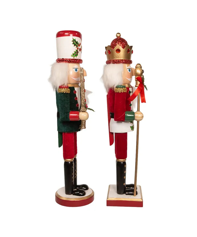 Kurt Adler Holly and Berries Nutcracker  F2215