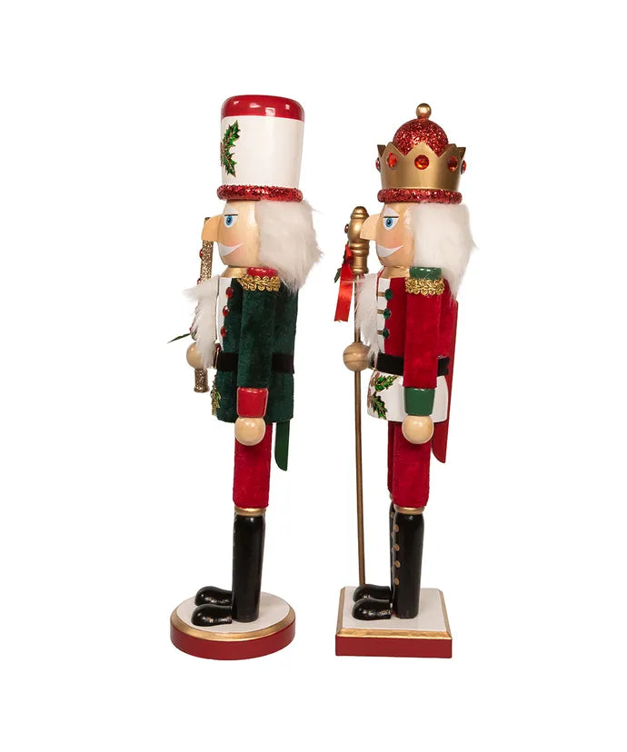 Kurt Adler Holly and Berries Nutcracker  F2215