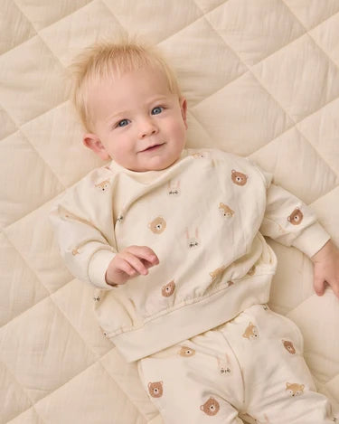 Quincy Mae Baby Relaxed Fleece Sweatshirt   QM454LINS   Critters