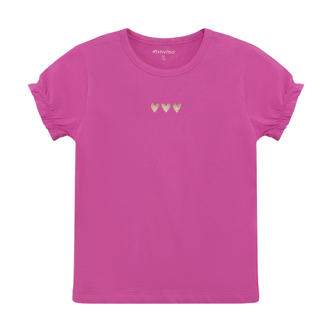 Minymo Girls Short Sleeve Tee     124470-6023