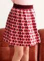 Abel & Lula Girls Pleated Skirt   5518-2   Rojo