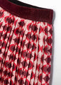 Abel & Lula Girls Pleated Skirt   5518-2   Rojo