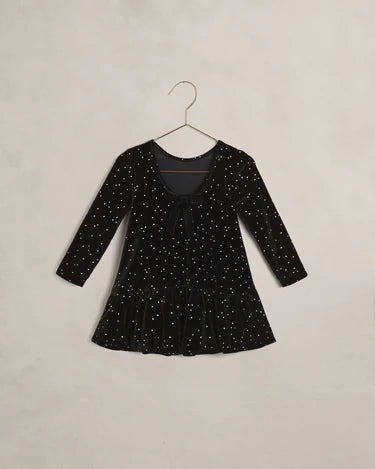 Noralee Girls Penny Dress   NL173EVIL   Black Rhinestone