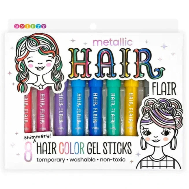 Snifty Hair Flair Color Gel Sticks - Metallic