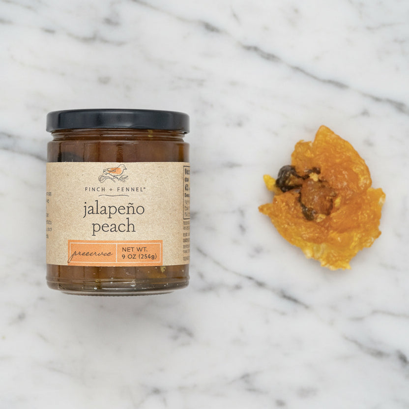 Finch & Fennel Jalapeno Peach Preserves